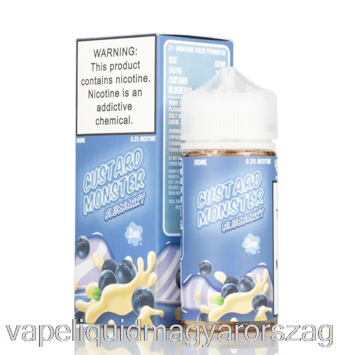 áfonya - Pudingszörny - 100 Ml 3 Mg Vape Toll